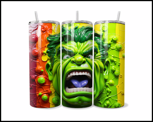 The Neon Green Goliath Drip Tumbler (1614)