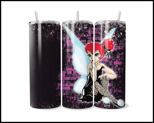 Fishnets & Fairy Wings Tumbler (266)