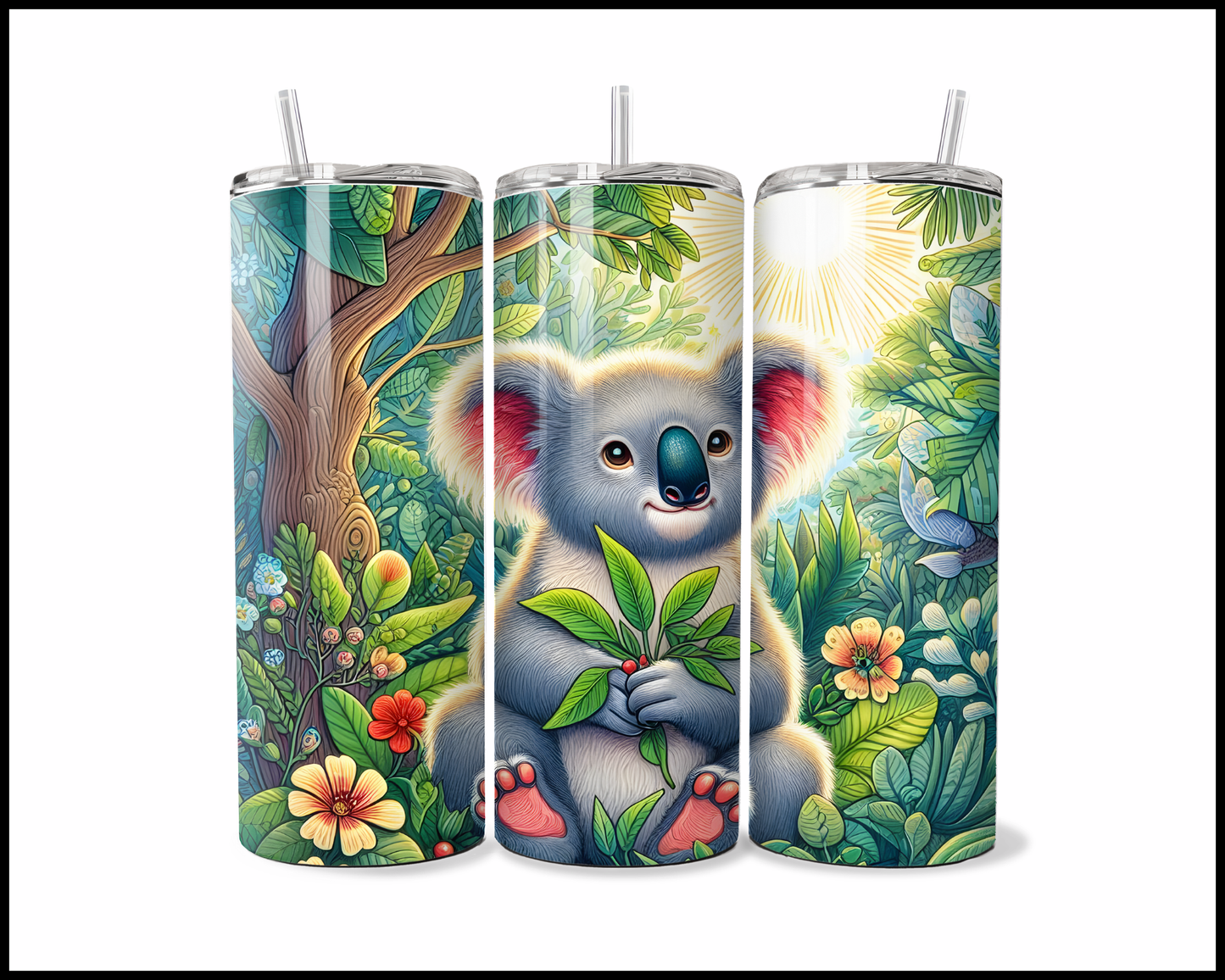 Sweet Koala Sunshine Tumbler (3757)