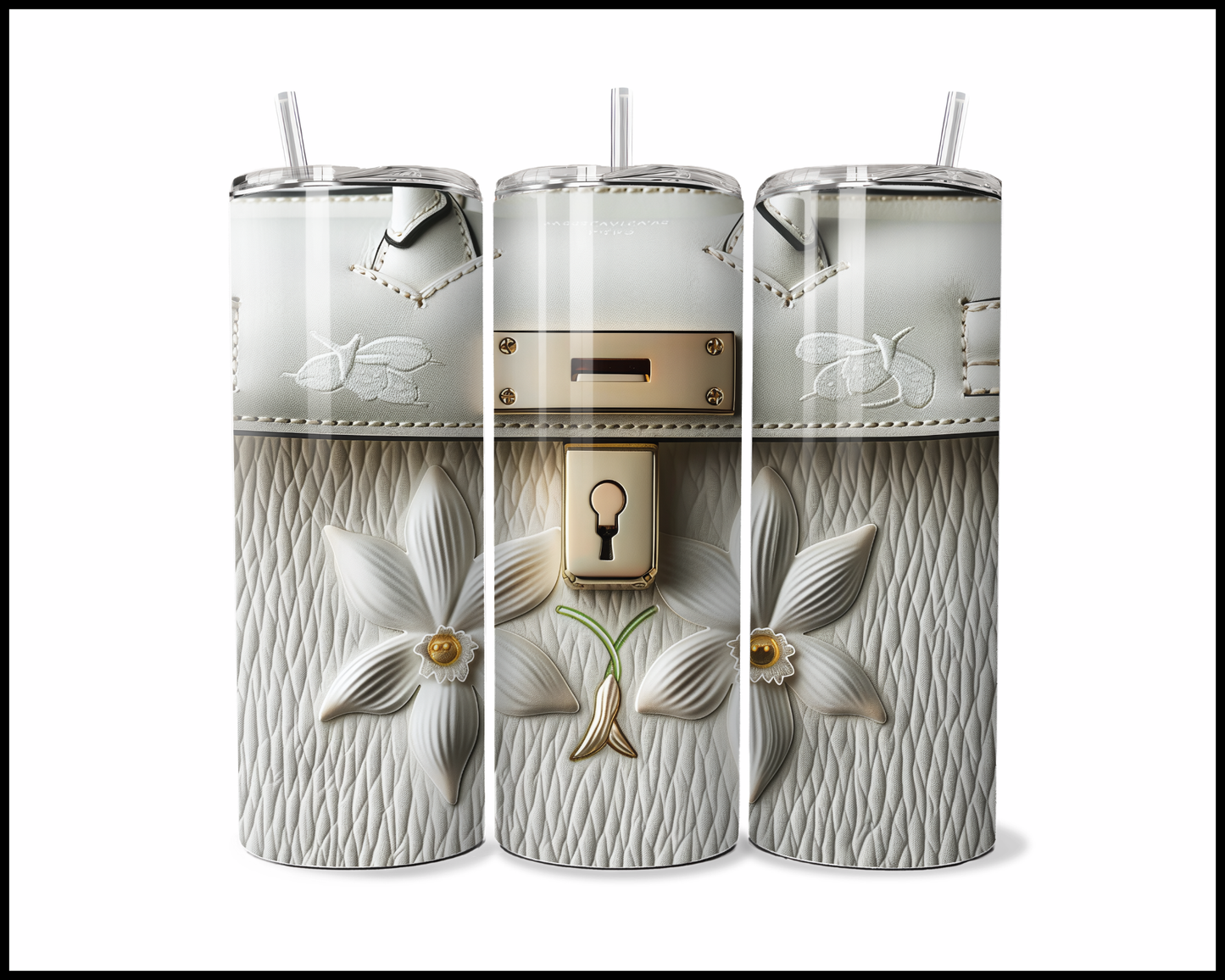 Designer Handbag Inspired Tumbler (020)