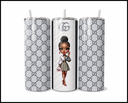 Designer Handbag Inspired Tumbler (005)