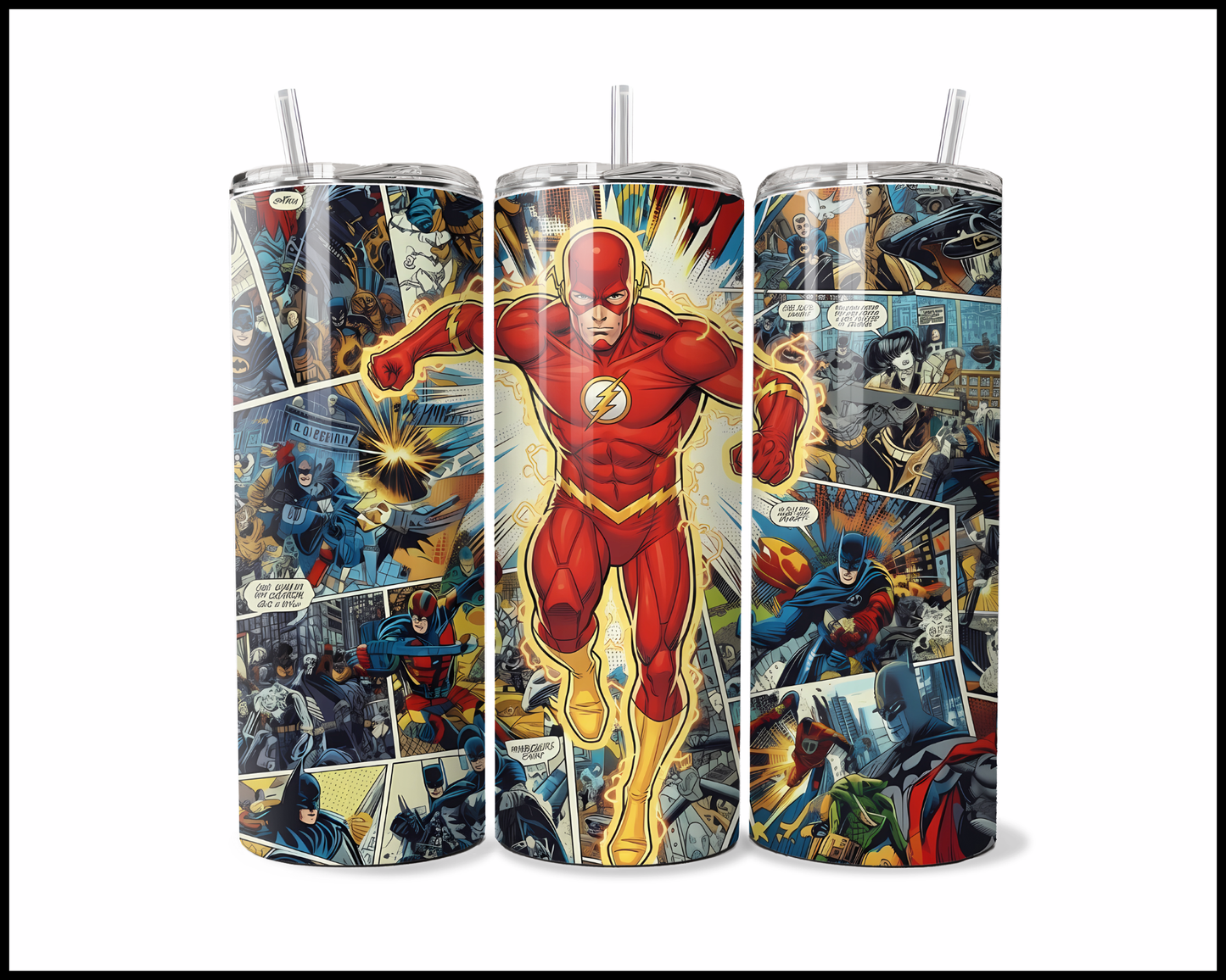 Scarlet Speedster Ultimate Comic Book Crasher Tumbler (5262)
