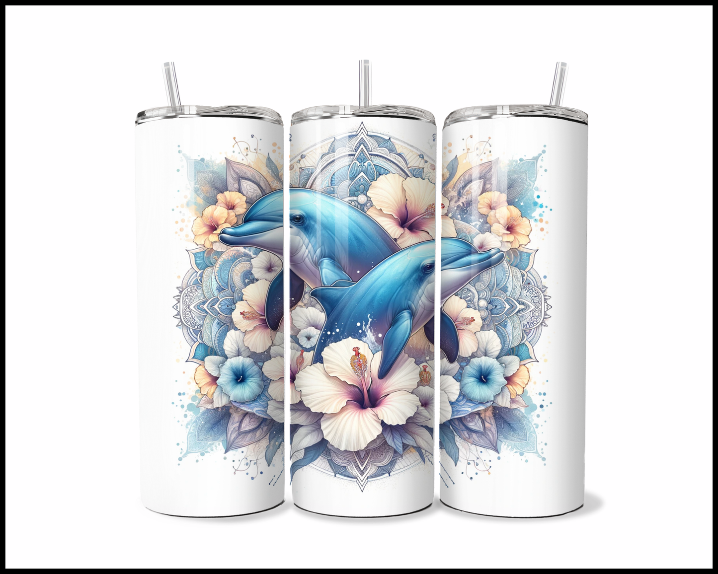 A Pod of Peaceful Petals Tumbler (2520)