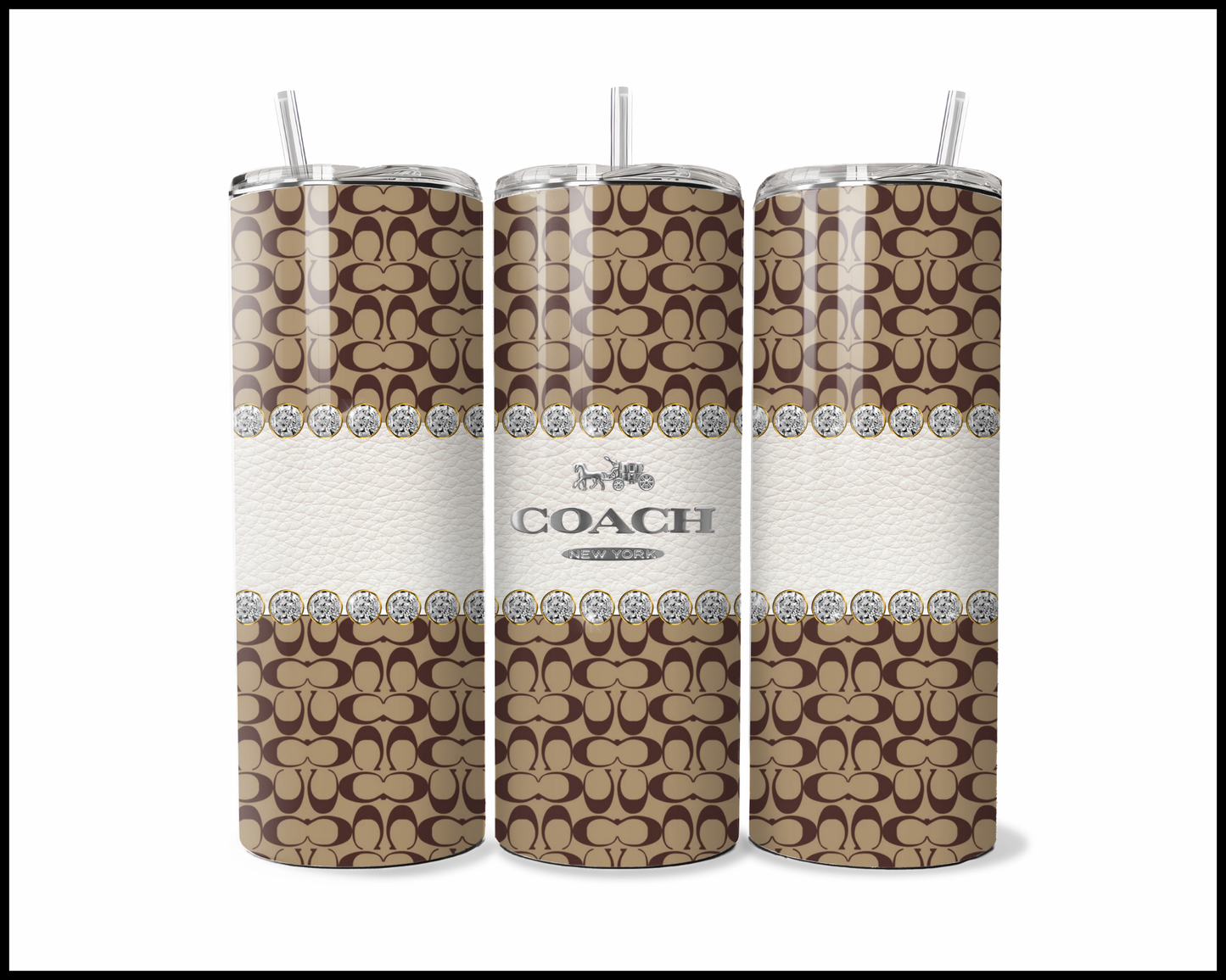 Designer Handbag Inspired Tumbler (108)