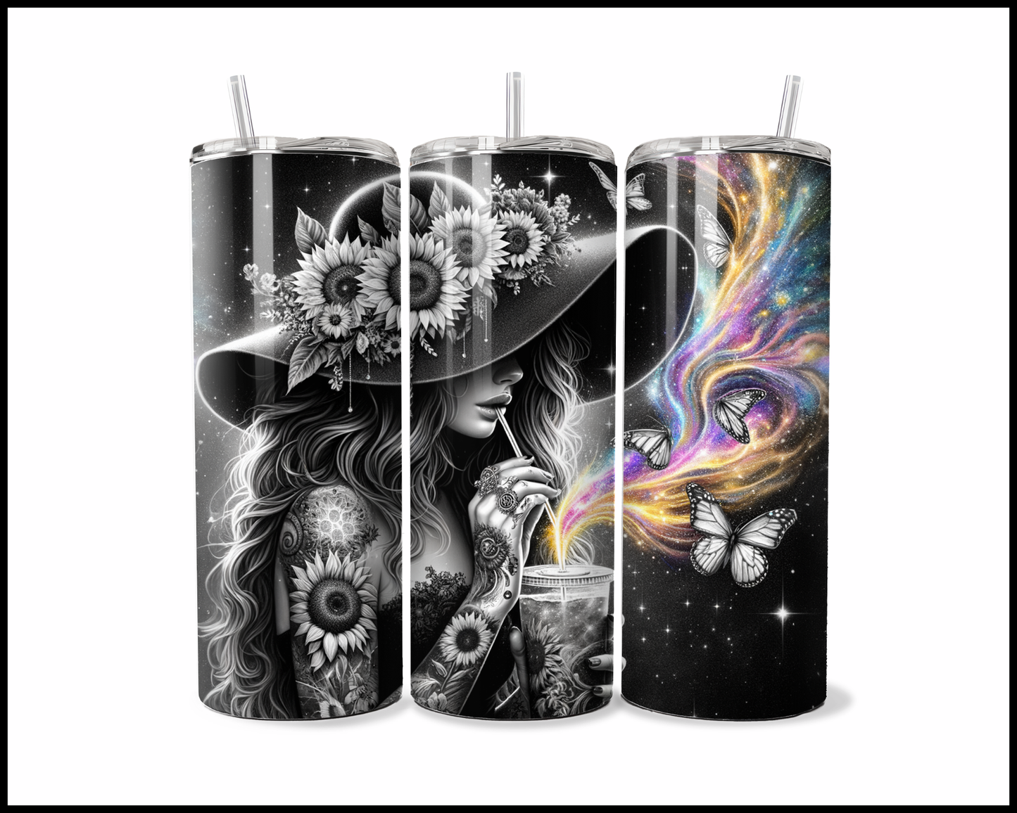 Stardust Butterfly Rebel Tumbler (3710)