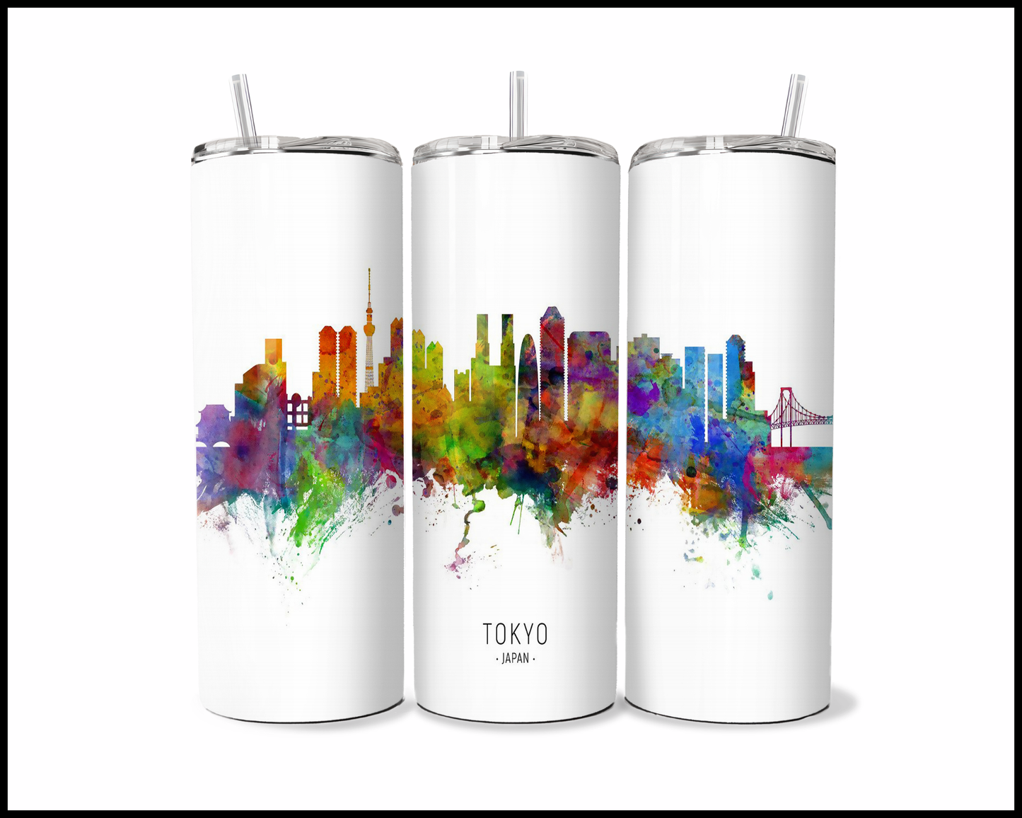 Abstract Tokyo Tumbler (3575)