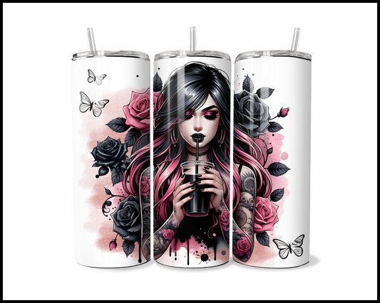 Sweet Shadow Blossom Tumbler (3736)