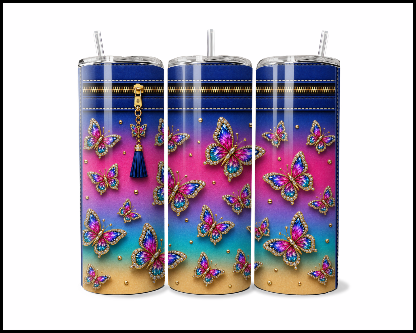 Designer Handbag Inspired Tumbler (036)