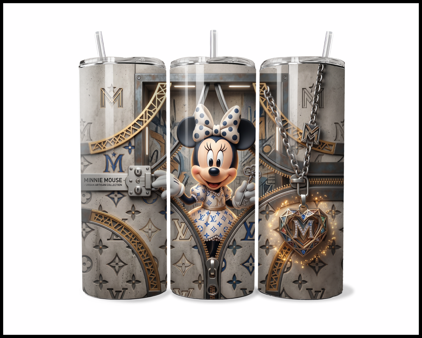 Whimsical Zipper to Secret Worlds Tumbler (4820)
