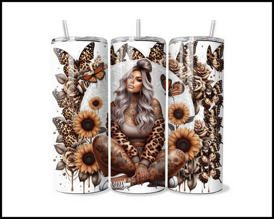 Leopard Wings & Savage Things Tumbler (4292)