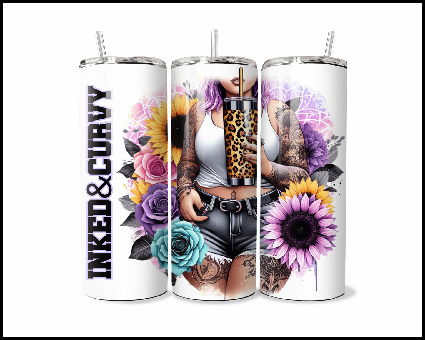 Inked & Curvy Tumbler (4236)