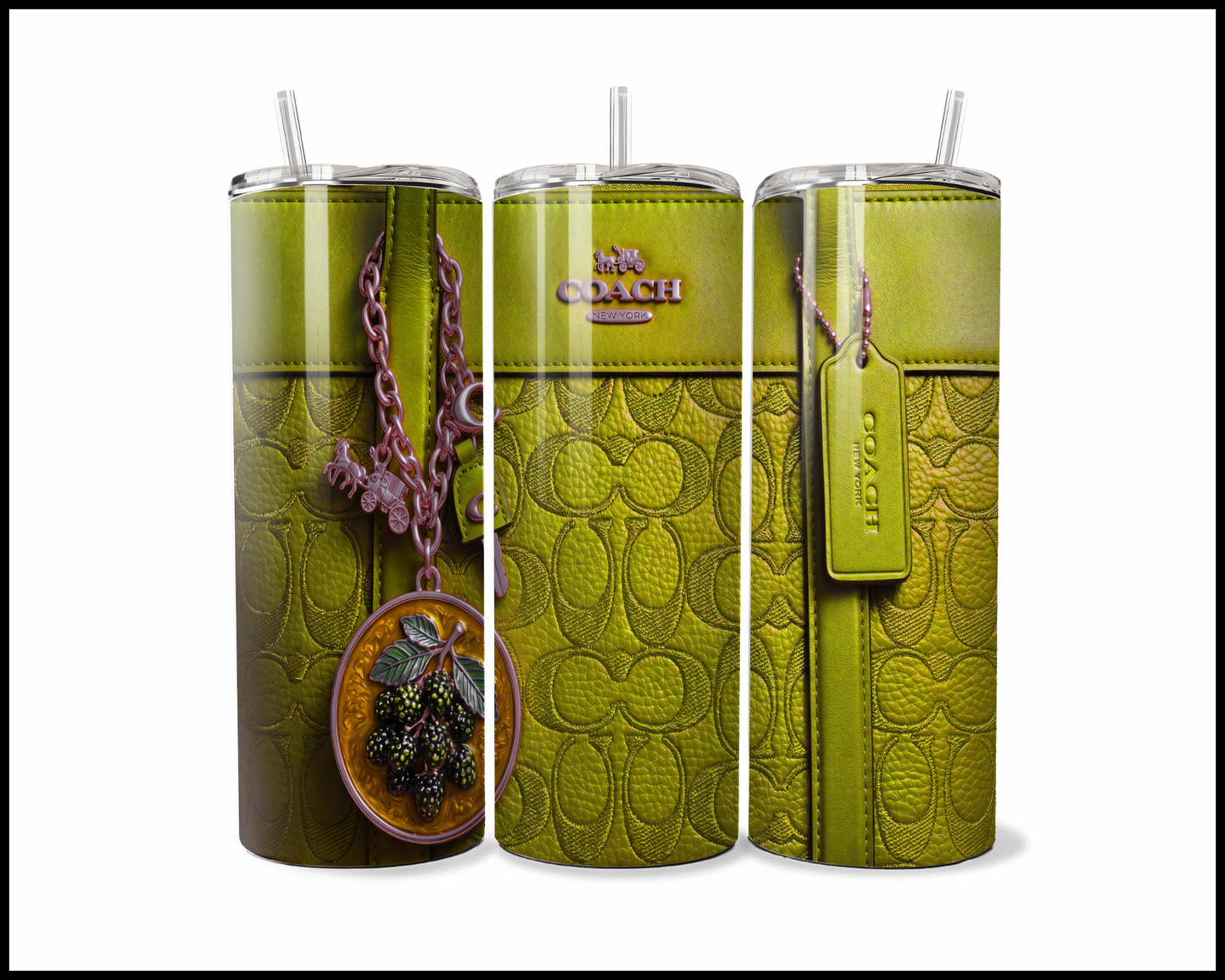 Designer Handbag Inspired Tumbler (324)