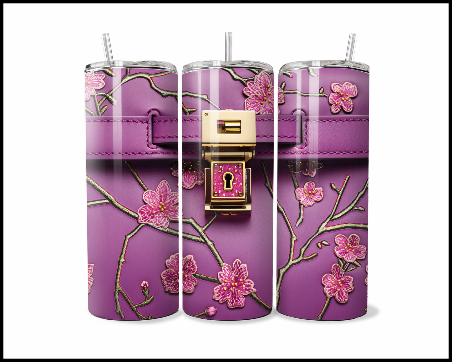 Designer Handbag Inspired Tumbler (093)