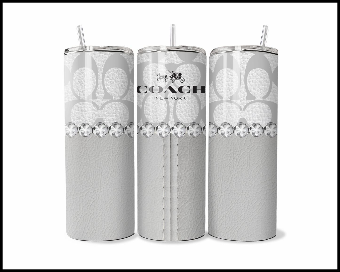 Designer Handbag Inspired Tumbler (009)