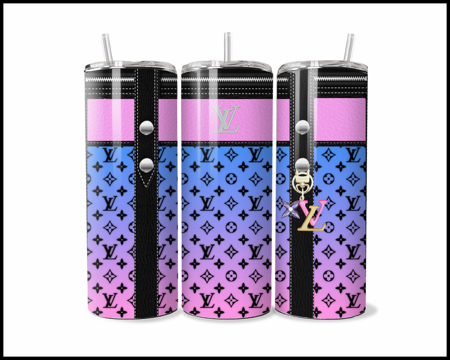 Designer Handbag Inspired Tumbler (008)