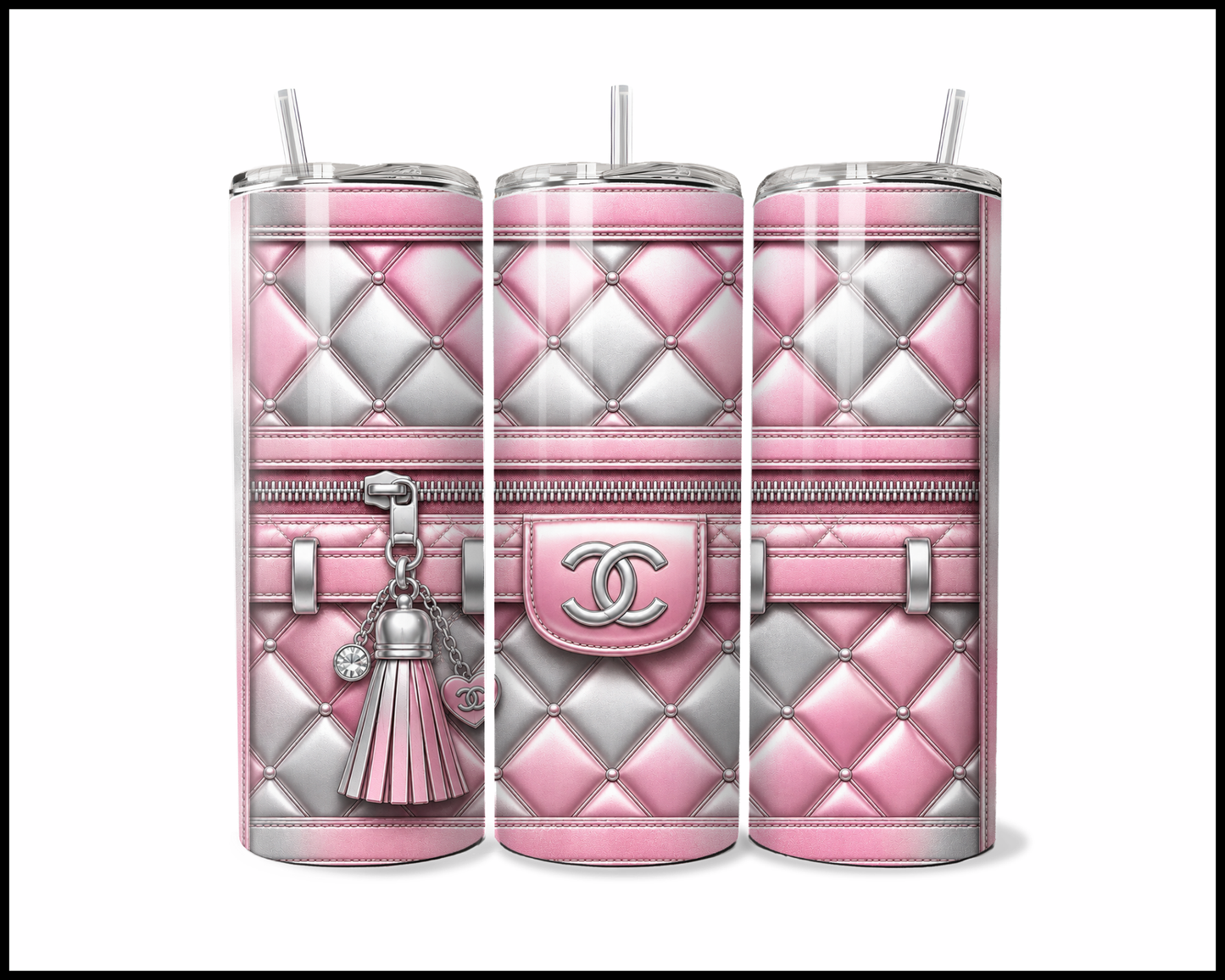 Designer Handbag Inspired Tumbler (037)