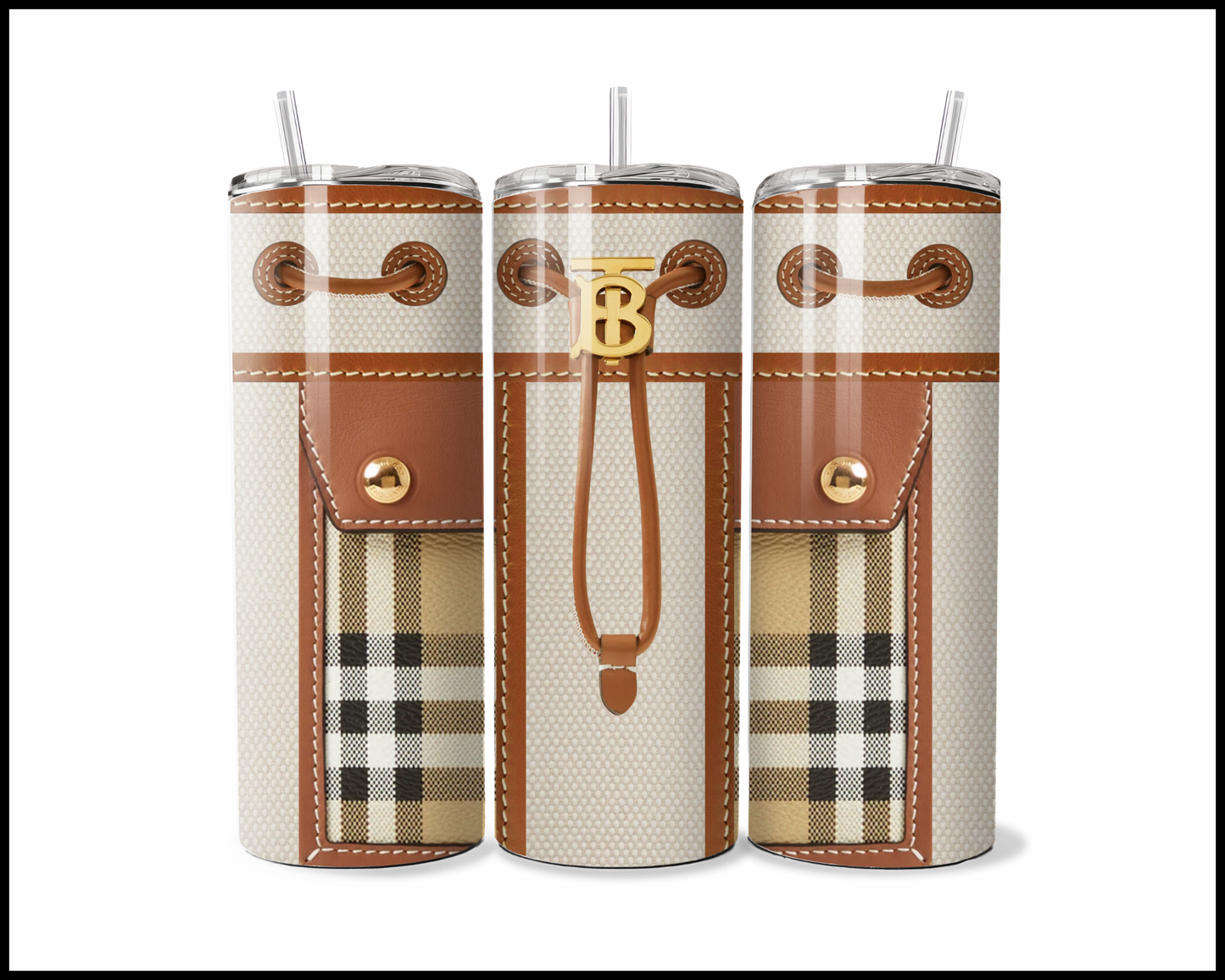 Designer Handbag Inspired Tumbler (005)