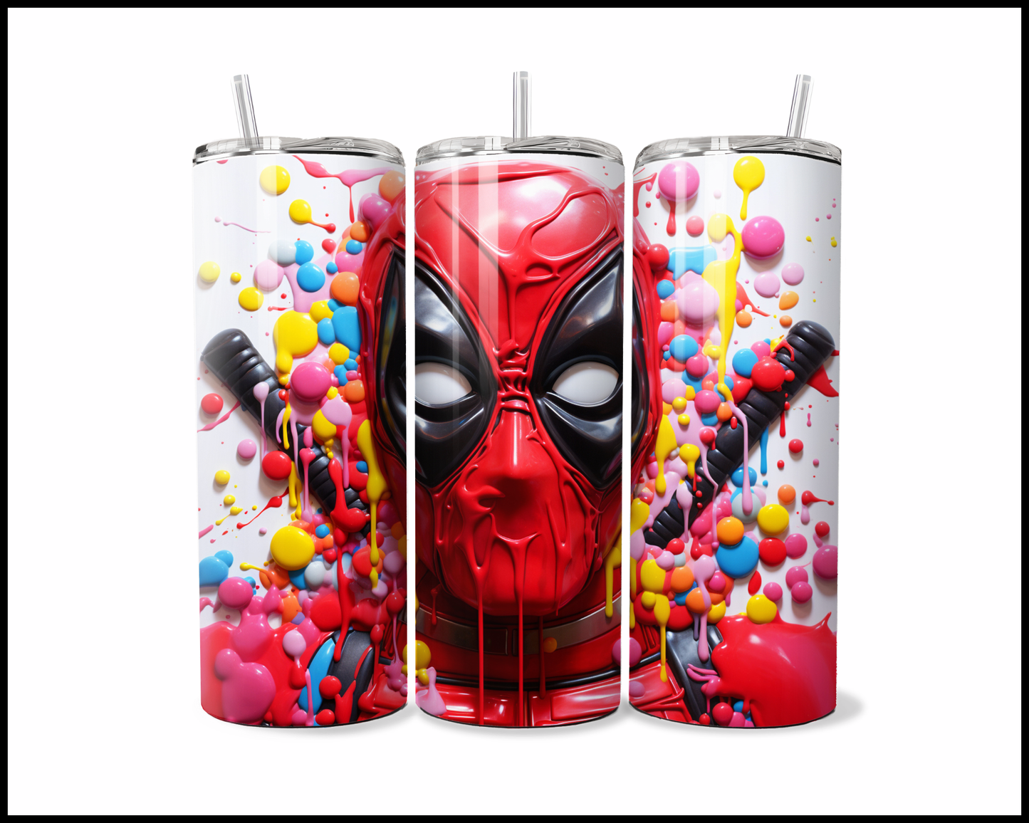The Neon Mercenary Drip Tumbler (1613)