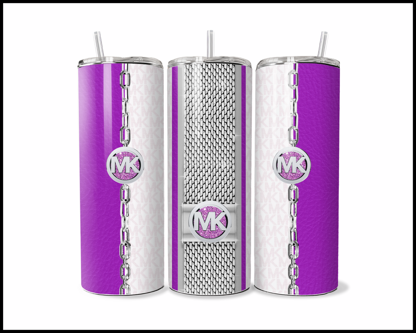 Designer Handbag Inspired Tumbler (007)