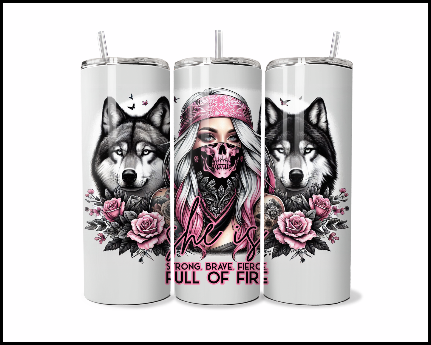 Full Of Fire Tumbler (2539)
