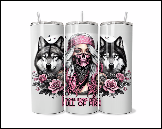 Full Of Fire Tumbler (2539)