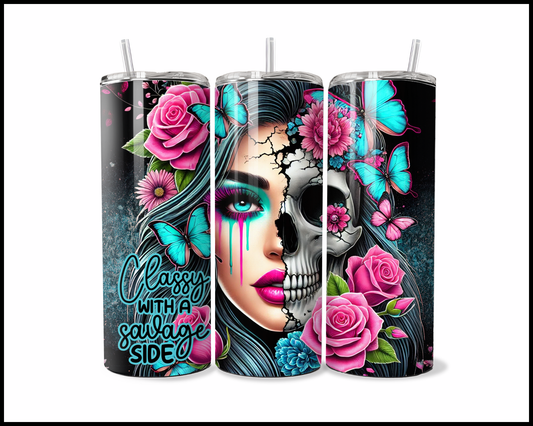 Classy With A Savage Side Tumbler (2581)