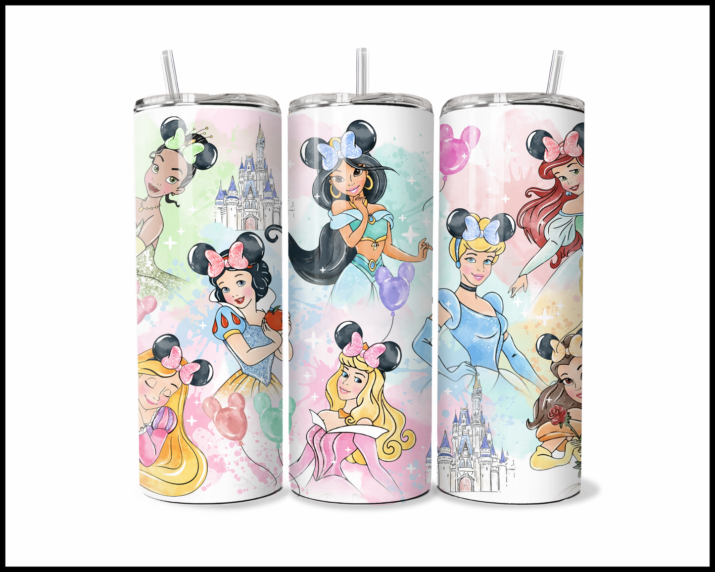 Royally Radiant Watercolor Tumbler (4647)