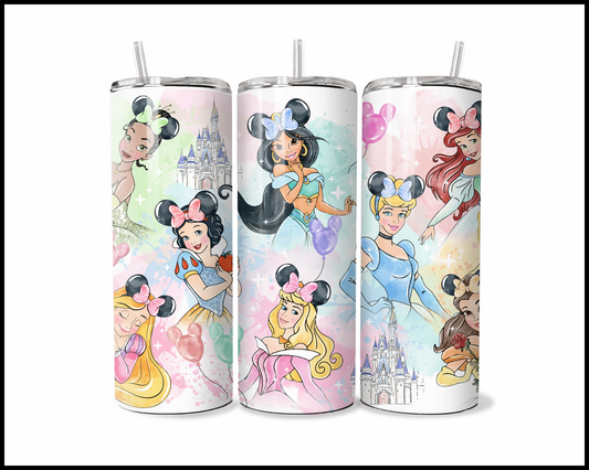 Royally Radiant Watercolor Tumbler (4647)