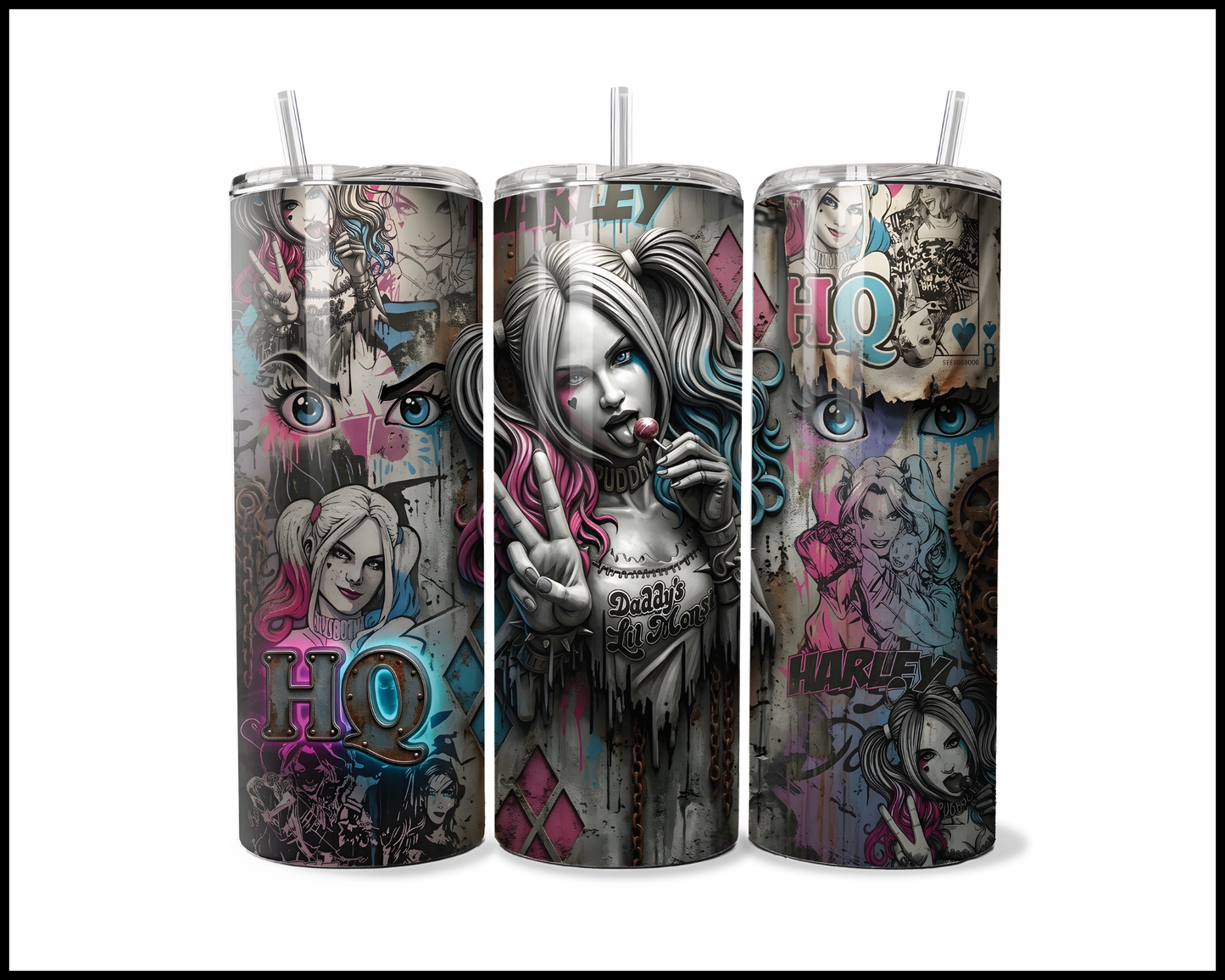 Mixed Media Mischief Tumbler (4460)