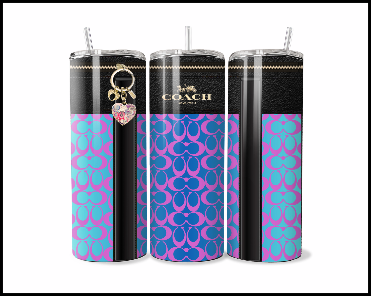 Designer Handbag Inspired Tumbler (061)