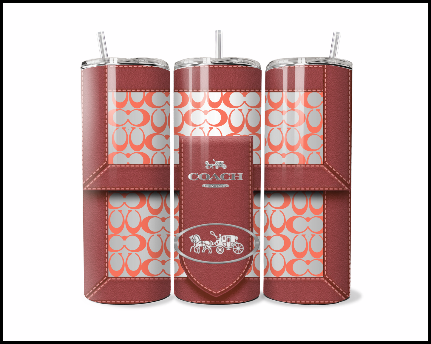 Designer Handbag Inspired Tumbler (155)