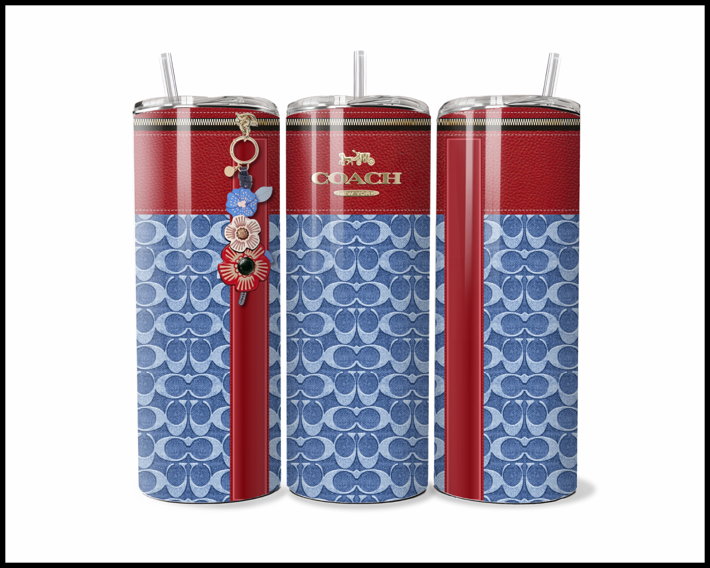 Designer Handbag Inspired Tumbler (052)