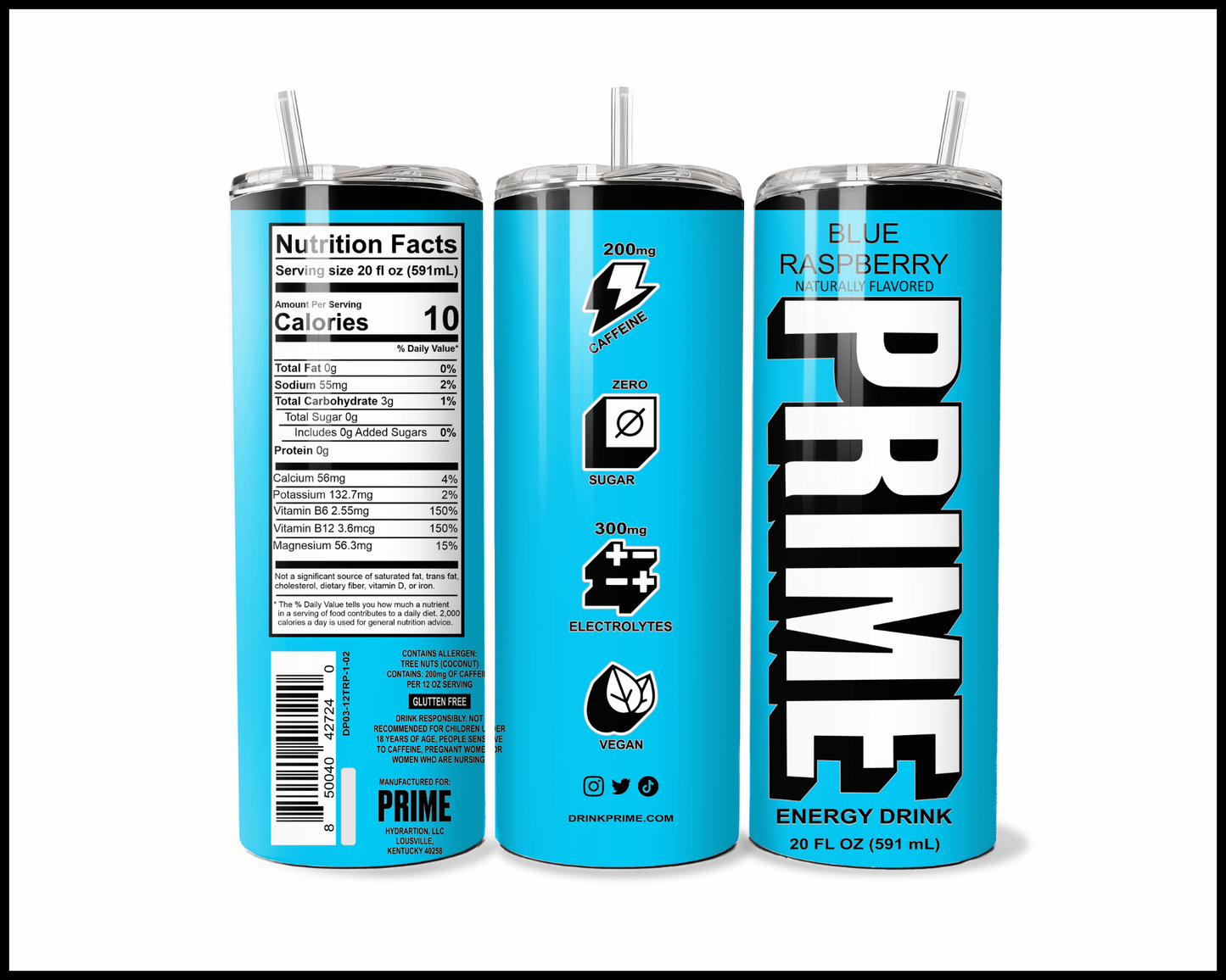 Prime Energy Drink Tumbler (3165)
