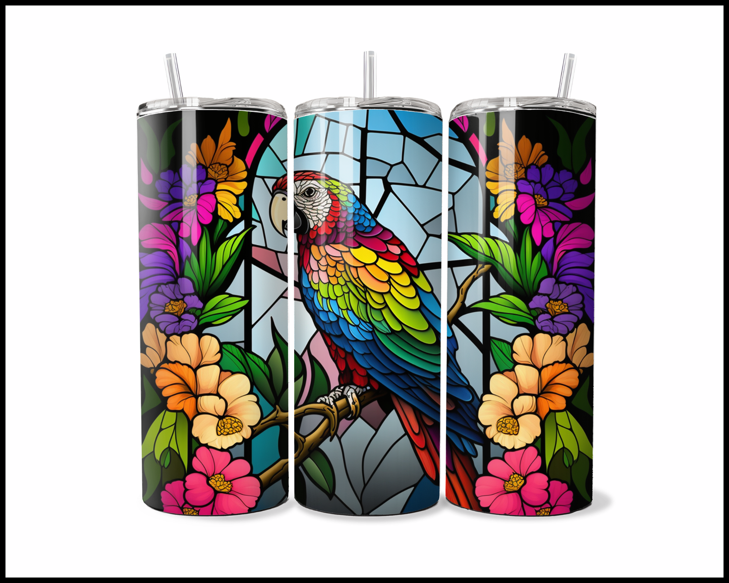 Polly Wants a Cold Drink Tumbler (494)
