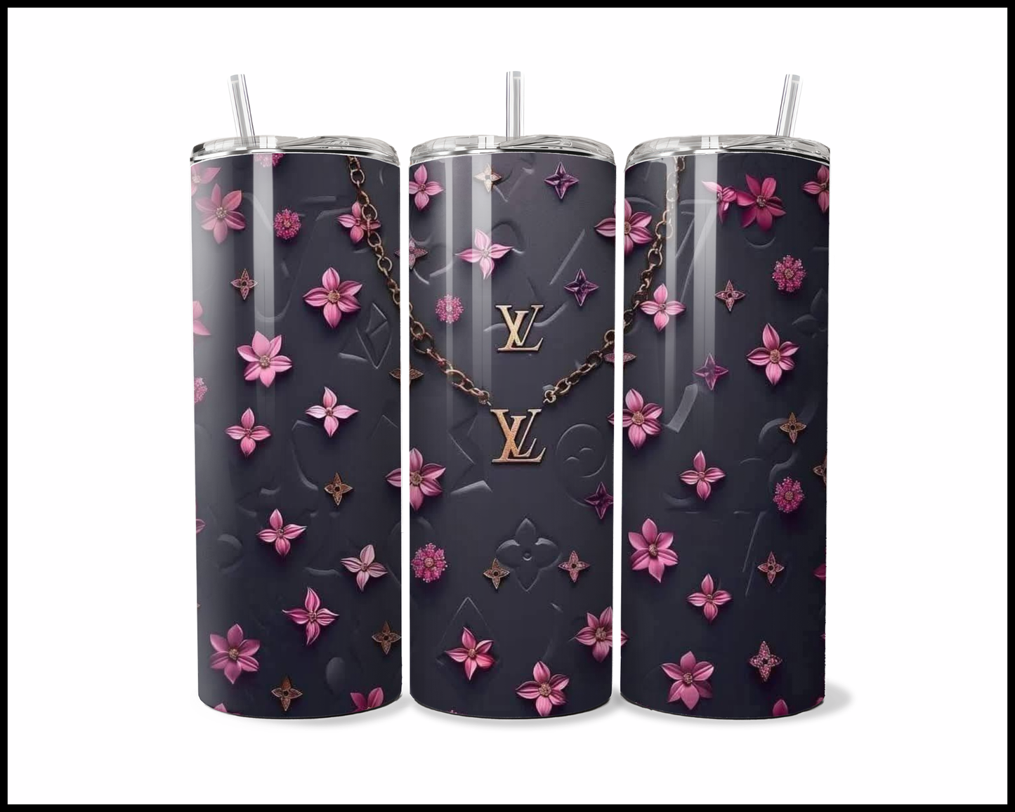 Deep Plum & Soft Graphite Dream Tumbler (4846)