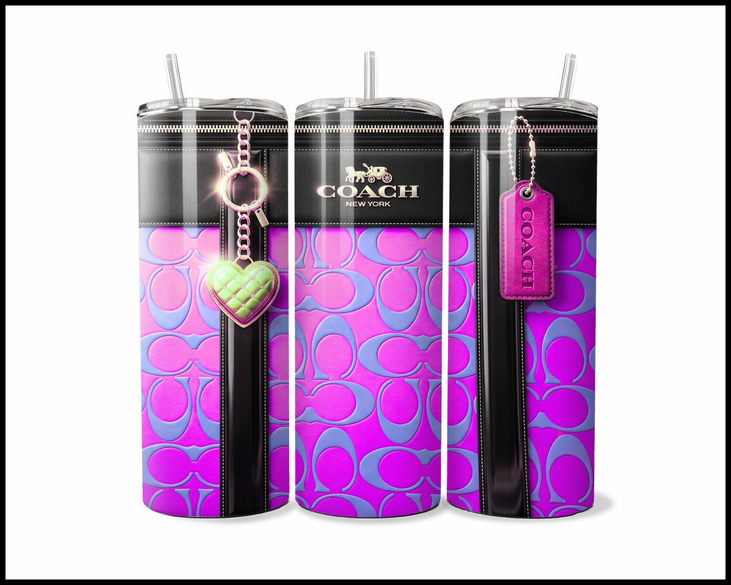 Designer Handbag Inspired Tumbler (337)