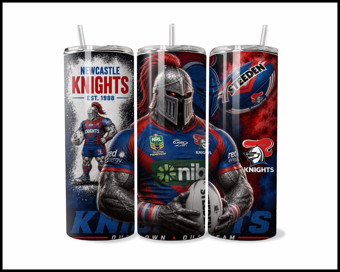 Stainless Steel Tumbler - Newcastle Knights (5036)