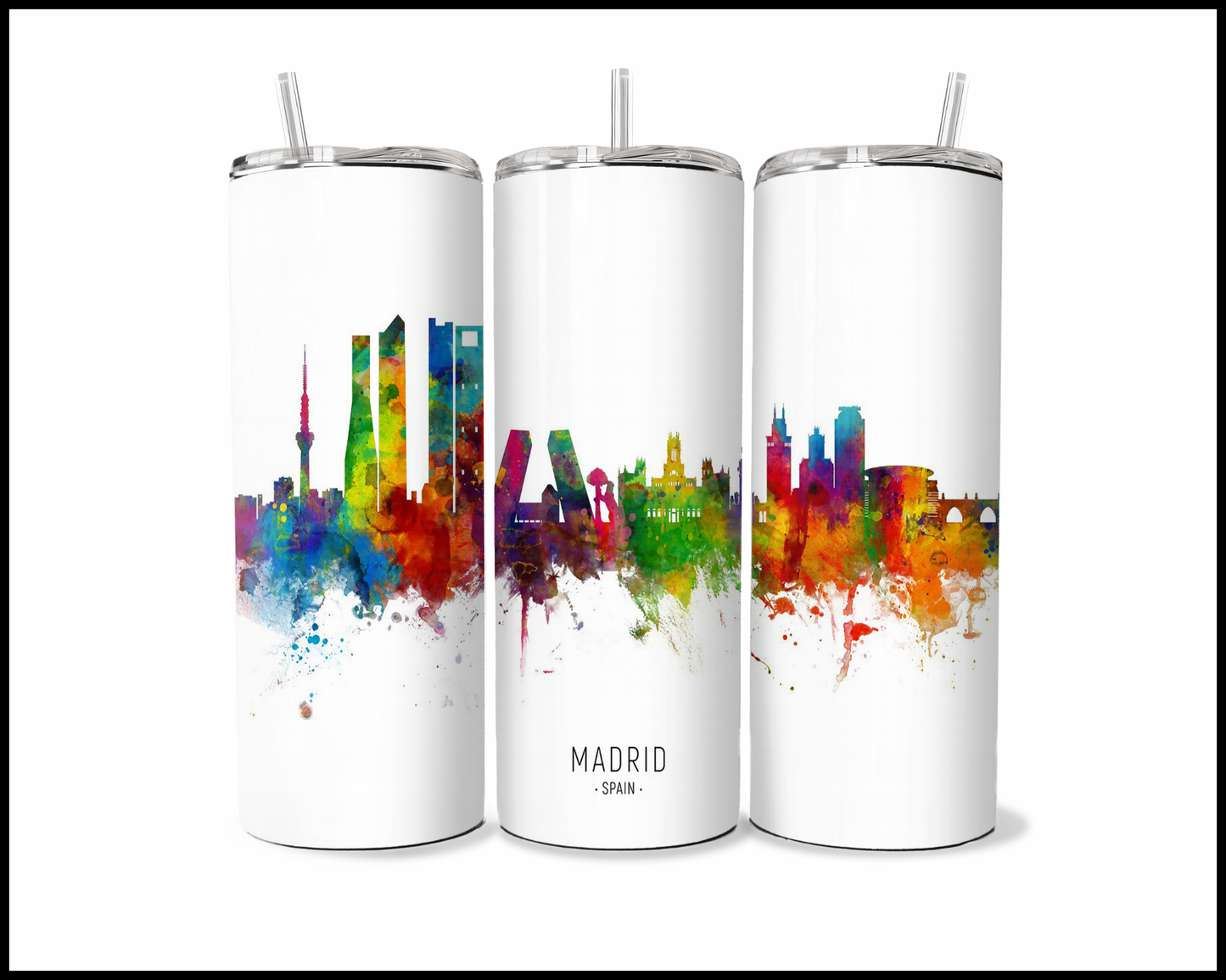 Abstract Madrid Tumbler (3583)