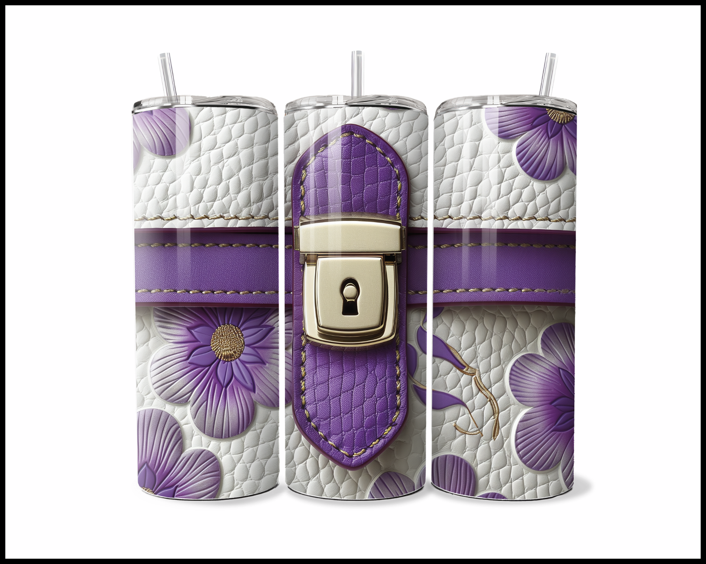 Designer Handbag Inspired Tumbler (068)