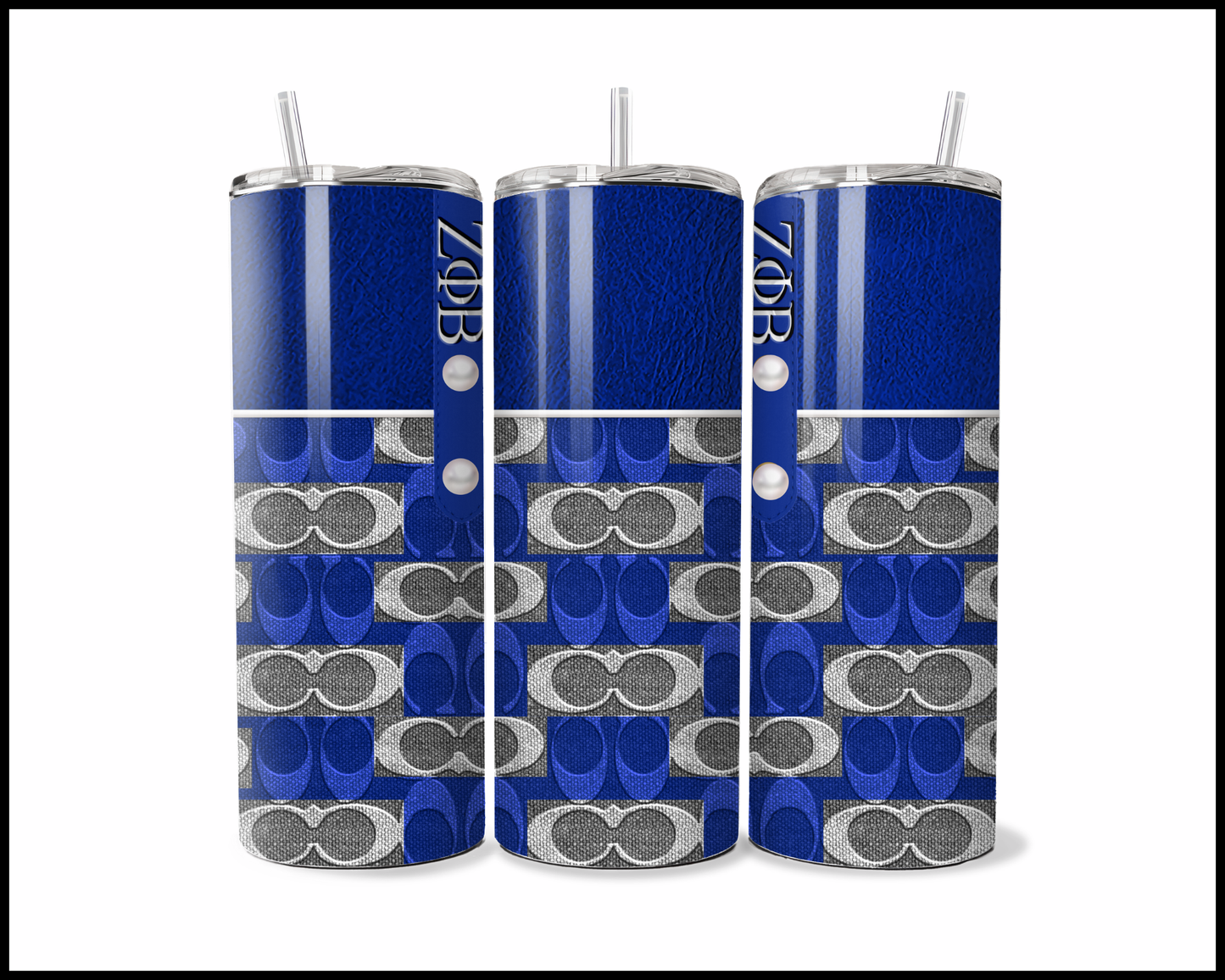 Designer Handbag Inspired Tumbler (015)