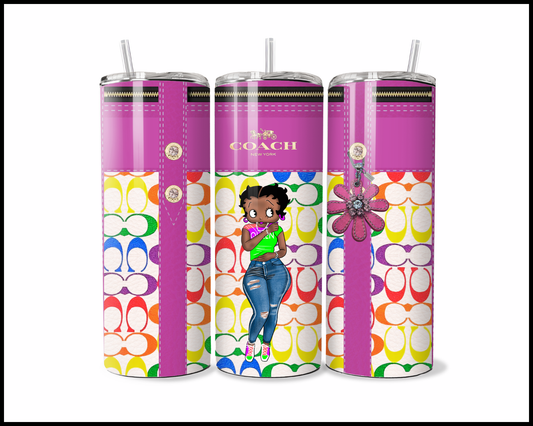 Designer Handbag Inspired Tumbler (082)