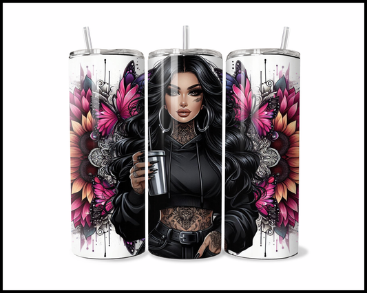Midnight Bloom Tumbler (2566)