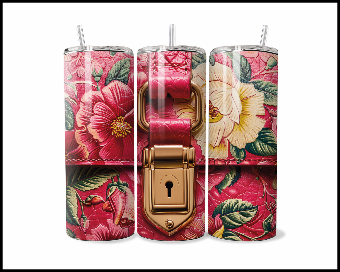 Designer Handbag Inspired Tumbler (024)