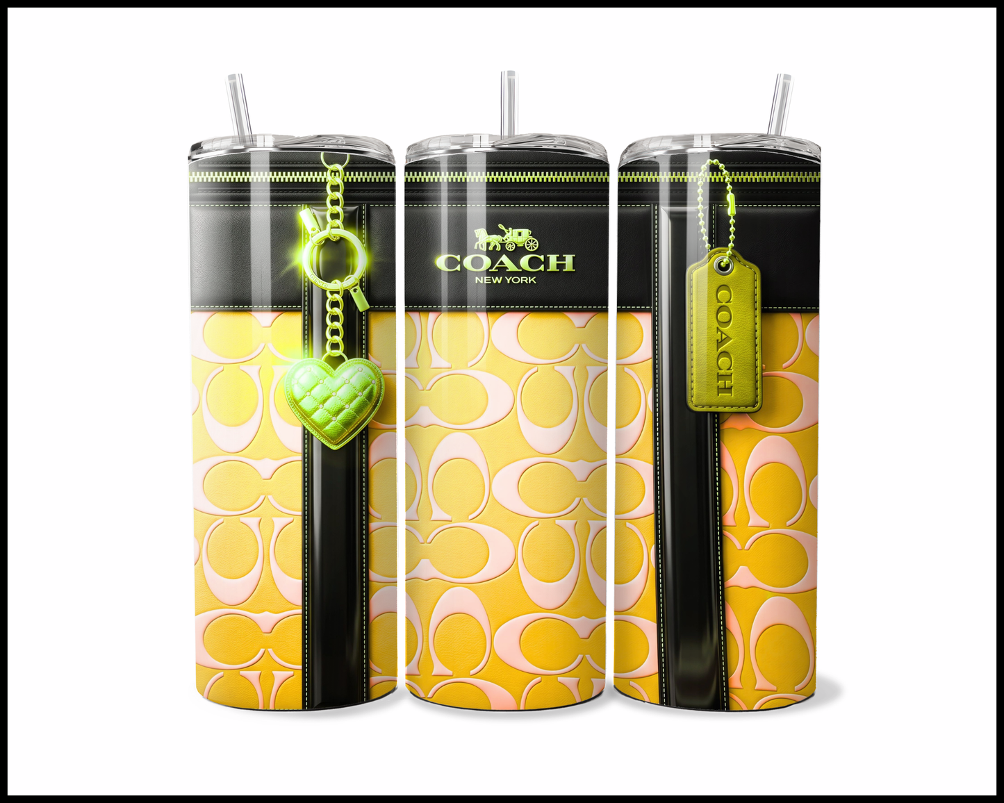 Designer Handbag Inspired Tumbler (337)