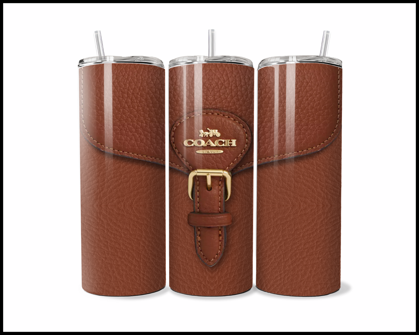 Designer Handbag Inspired Tumbler (044)
