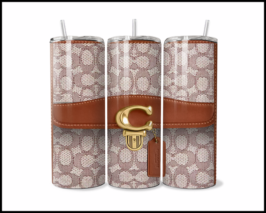 Designer Handbag Inspired Tumbler (001)