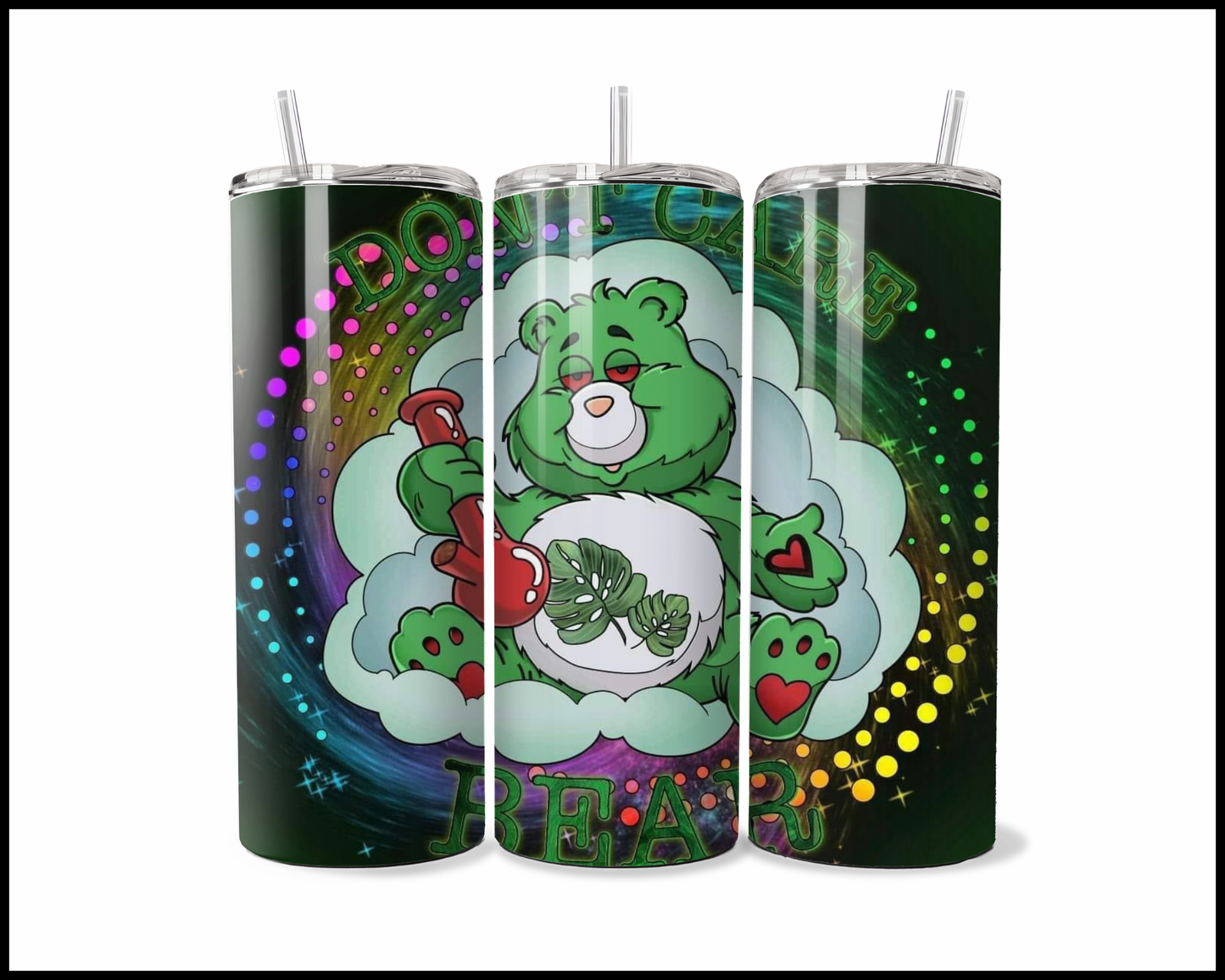 Don't Care Bear Tumbler (292)