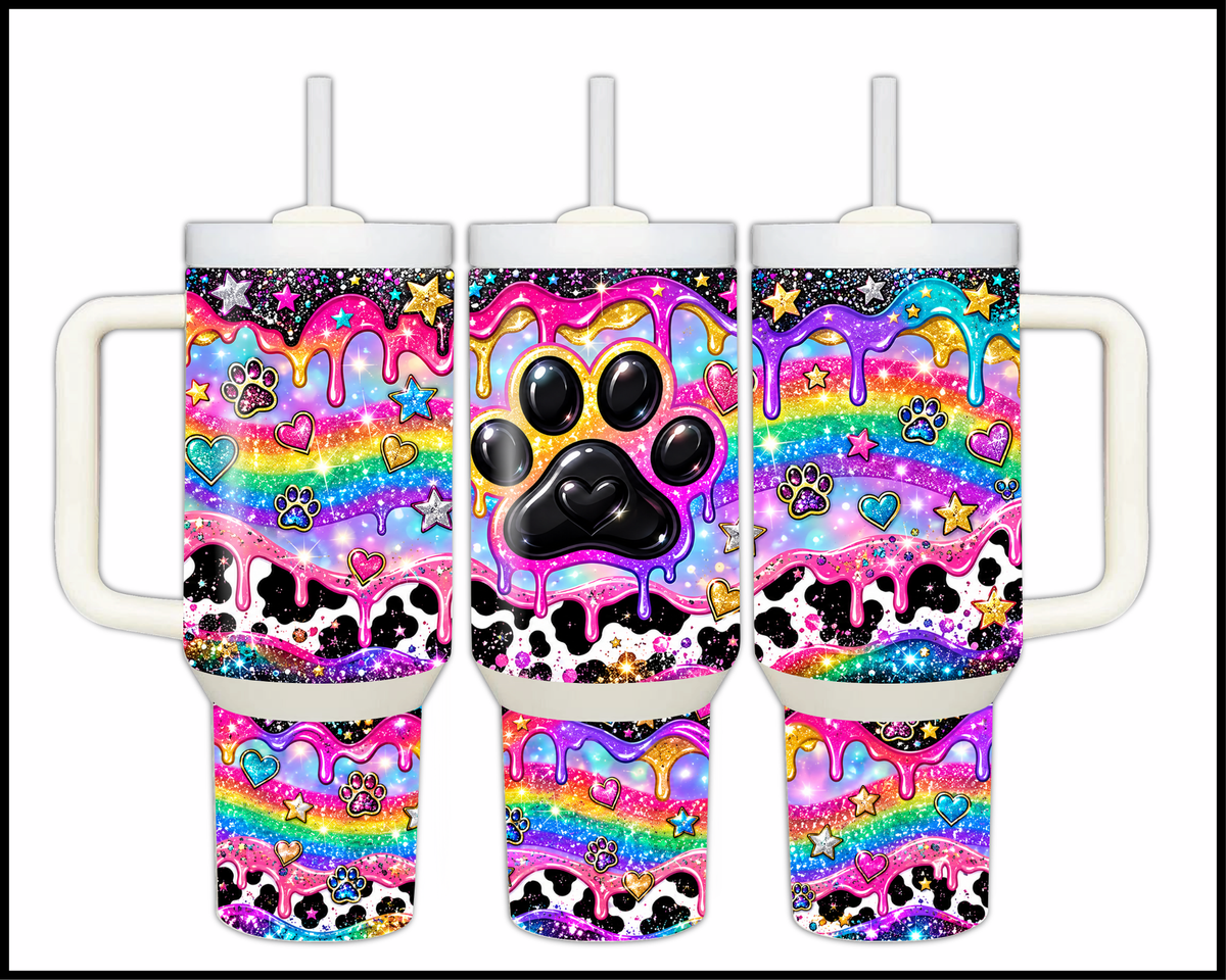 Pawsitively Fabulous Stainless Steel Big Guzzler Tumbler (2115)