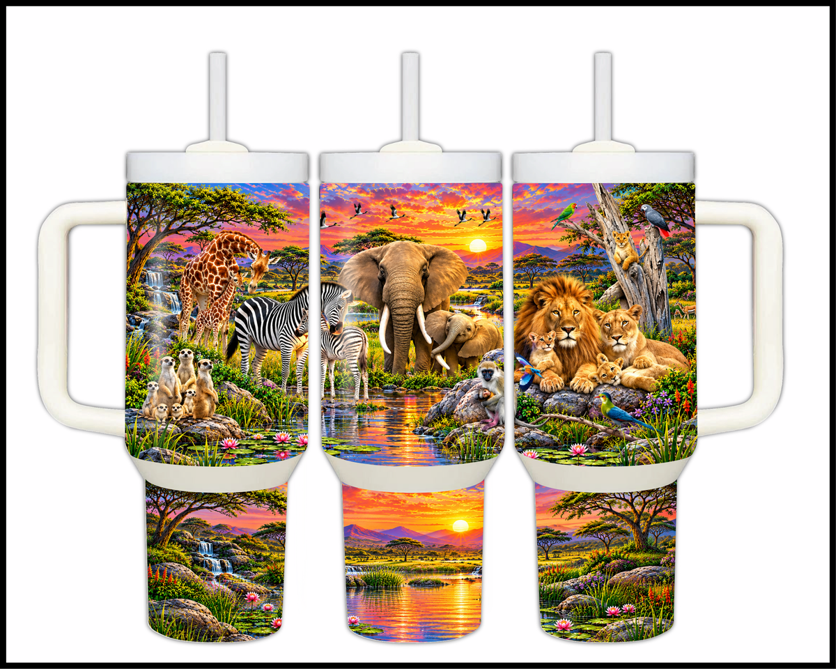 Wild Harmony Stainless Steel Big Guzzler Tumbler (2148)