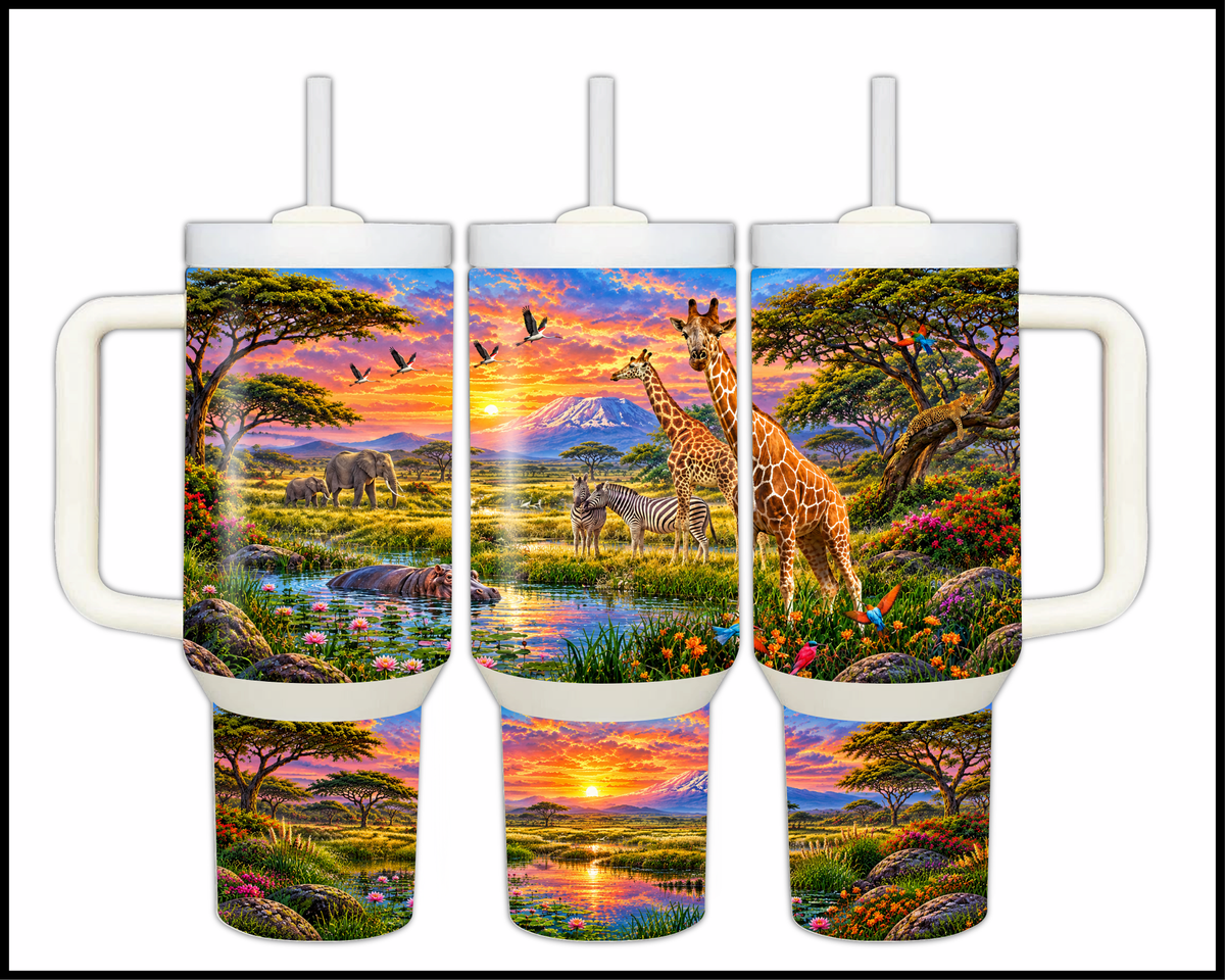 Savannah Tree-Toppers Stainless Steel Big Guzzler Tumbler (2149)
